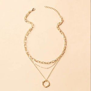 14K gold filled "Anya" Circle Necklace